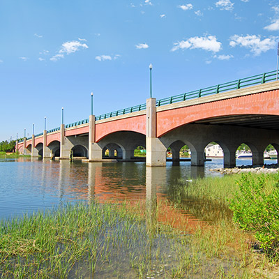 bridge over water